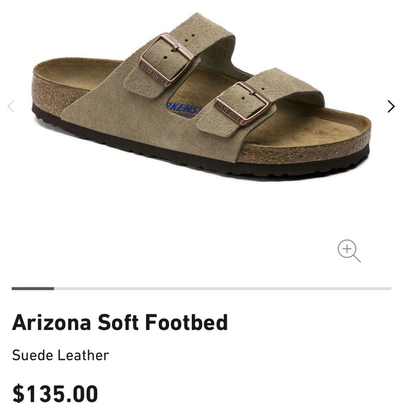 Birkenstock Arizona SFB - Taupe Suede - Picture 6 of 7